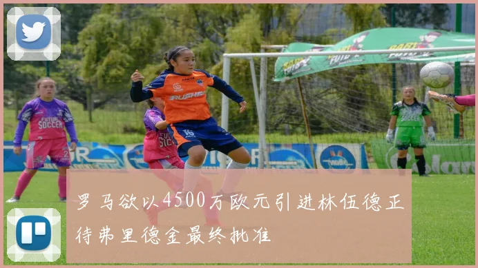 罗马欲以4500万欧元引进林伍德正待弗里德金最终批准